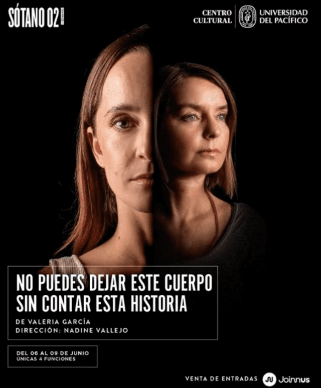 Dirigida por Nadine Vallejo, se estrenará en el Festival Sótano 2 en el Centro Cultural de la Universidad del Pacífico. Foto: difusión Dirigida por Nadine Vallejo, se estrenará en el Festival Sótano 2 en el Centro Cultural de la Universidad del Pacífico. Foto: difusión