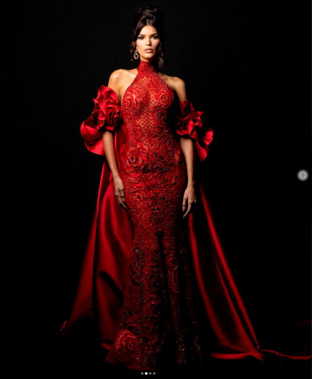 Miss Amazonas en el top 5 de mejores vestidos. Foto: composición LR/ Miss Venezuela/Instagram   