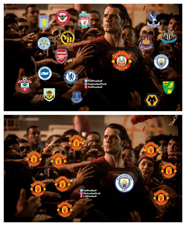Memes del Manchester United vs. Manchester City