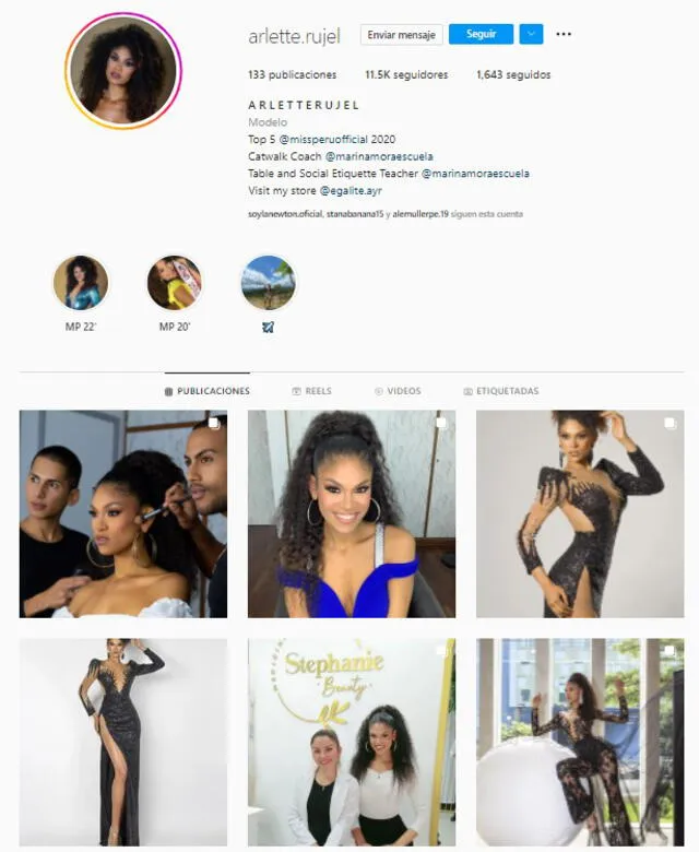Arlette Rujel tiene más de 11.000 seguidores. Foto: Instagram.