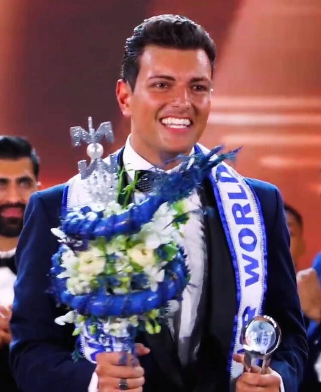  Danny Mejia Romero superó a más de 50 aspirantes al título de Mr World 2024. Foto: difusión   