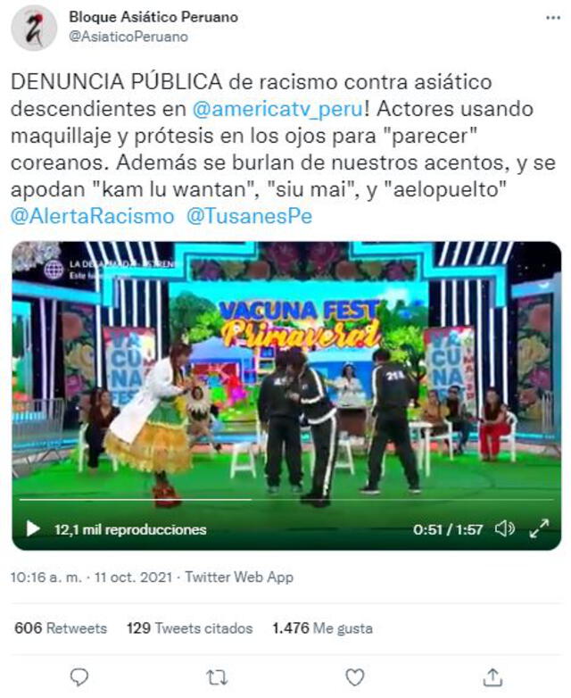 Squid game: denuncia contra sketch de El reventonazo de la chola. Foto: captura Twitter