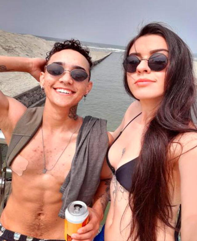 Richard Alcántara y su novia Yuri Almeida. Foto: Instagram