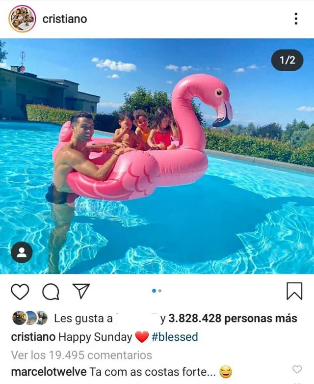 Cristiano Ronaldo recibe peculiar mensaje de Marcelo en Instagram