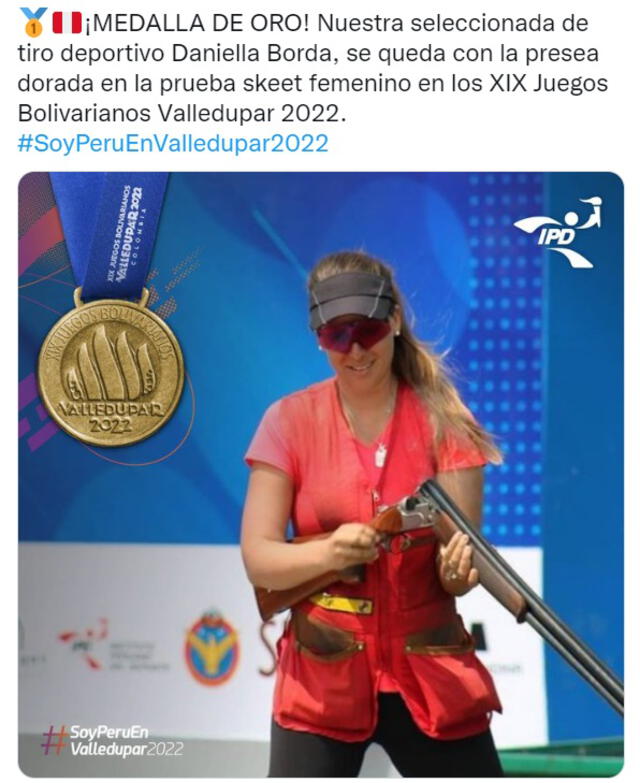 Daniella Borda es la última peruana que ha ganado una medalla de oro en estos Juegos. Foto: IPD