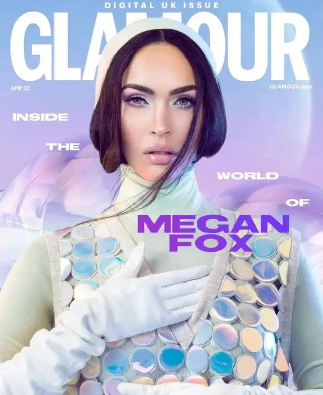 Megan Fox para la portada de Glomour UK. Foto:  Megan Fox/Instagram
