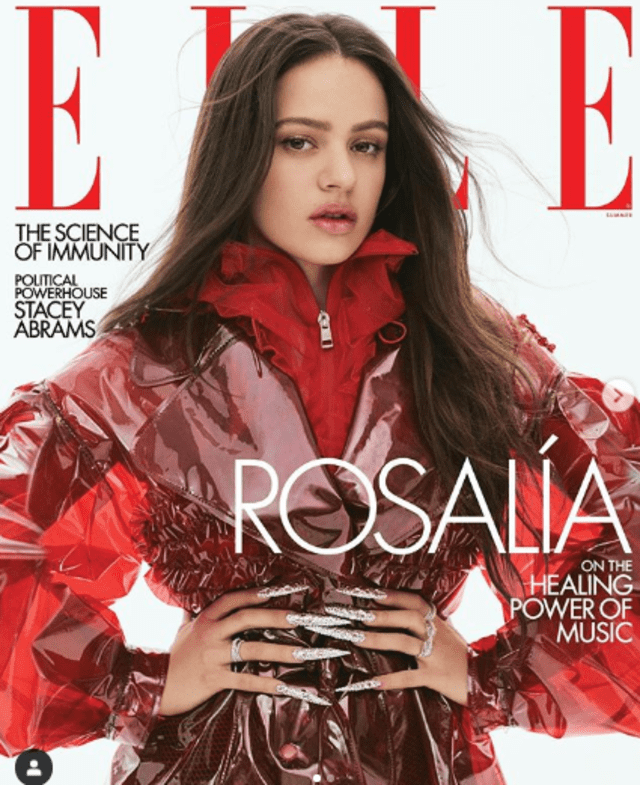 Rosalía en la portada Elle USA.