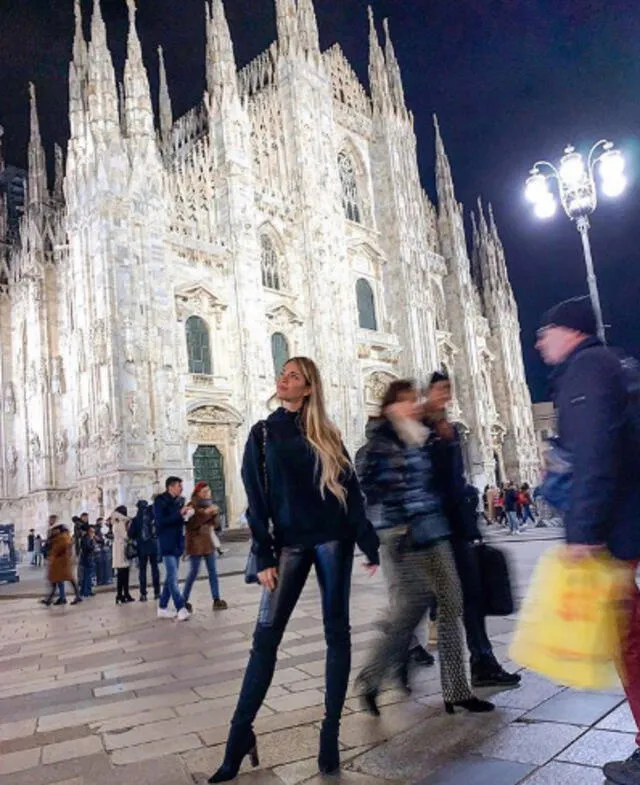 Sheyla Rojas conoce la Catedral de Milán