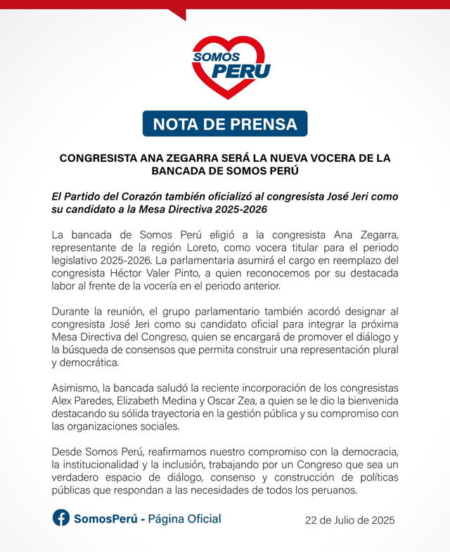  Comunicado Somos Perú   