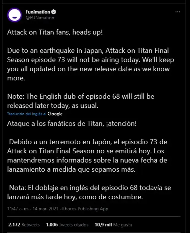 Foto: captura de Twitter Foto: captura de Twitter