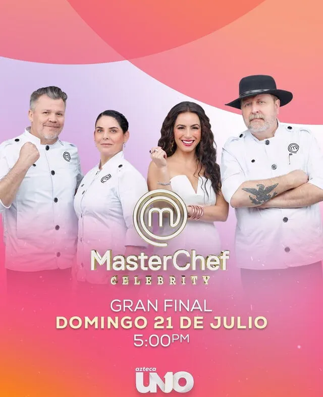 Gran final de MasterChef Celebrity México 2024, bajo la conducción de Claudia Lizaldi y los chefs que guiaron a los famosos a base de experiencia y profesionalismo. Foto: Instagram masterchefmx   