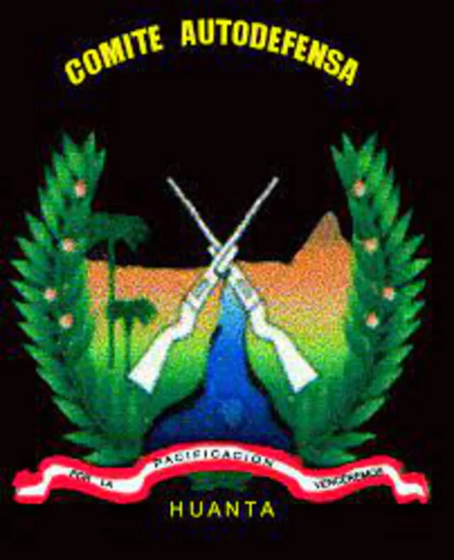 Logo del Comité de Autodefensa de Huanta. Según su presidente, este se usa en todas las regiones