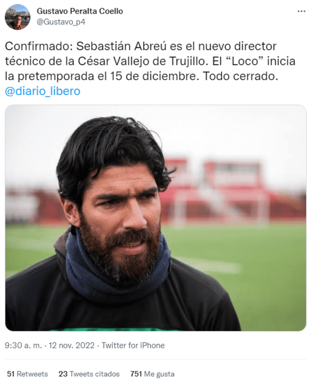 Sebastian Abreú posible DT