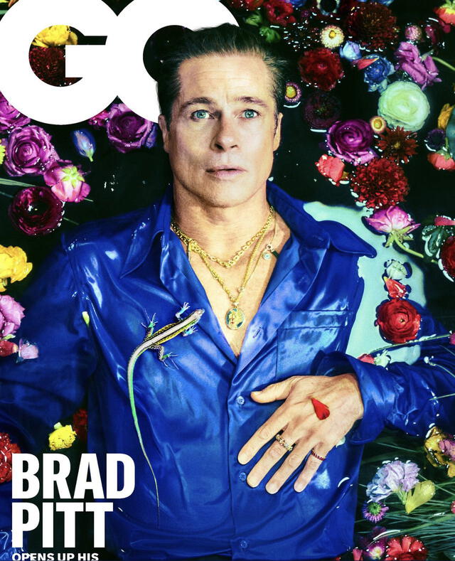 Brad Pitt en la portada de GQ.