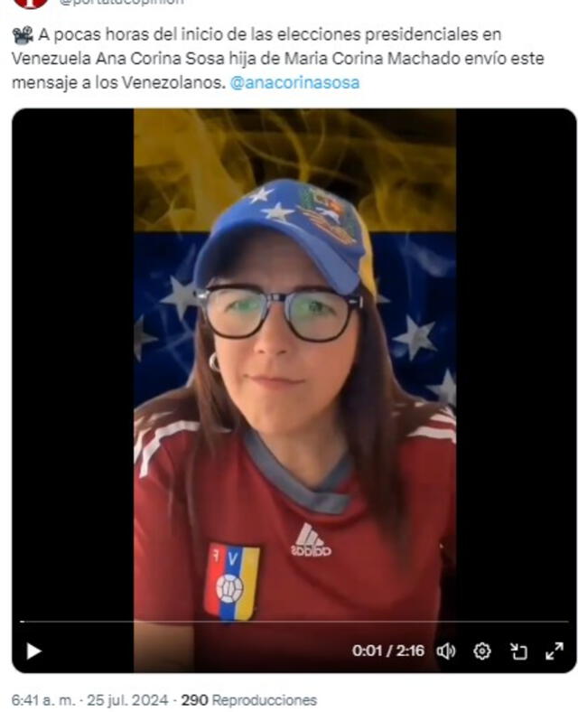  Desinformación en las elecciones de Venezuela 2024. Foto: captura en X.   