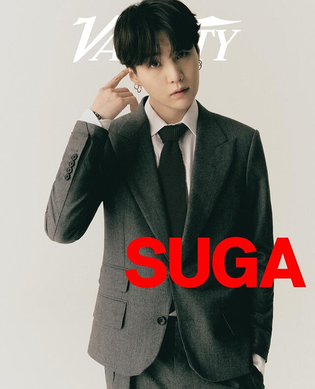 Fotografía de Suga de BTS para Variety. Foto: Instagram @variety