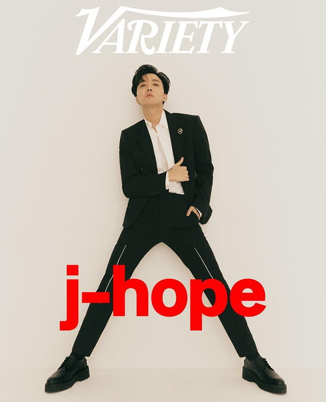 Fotografía de J-Hope de BTS para Variety. Foto: Instagram @variety