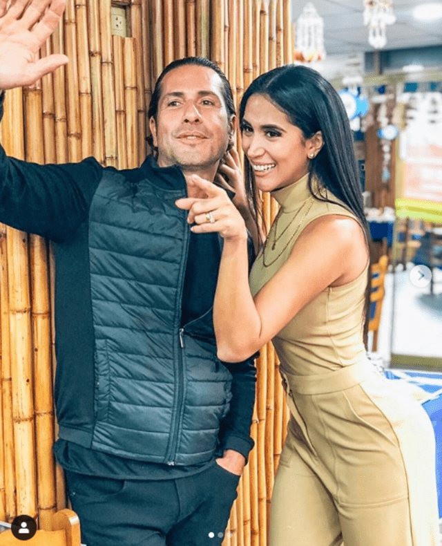 Gregorio Pernía "El titi" y Melissa Paredes promocionan la película "¿Mi novia es él?"