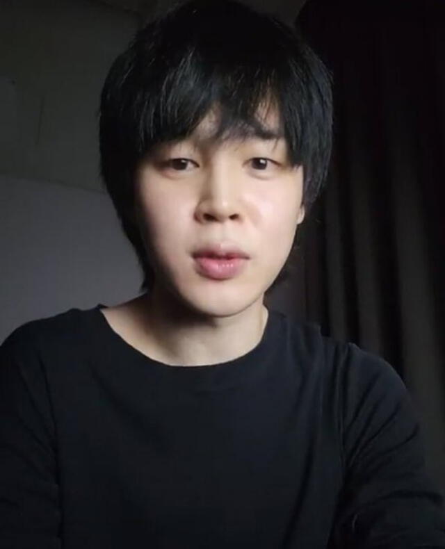 Jimin de BTS. Foto: Weverse Jimin de BTS. Foto: Weverse