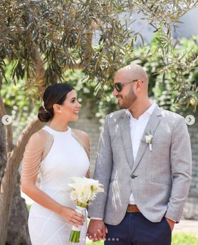  Liz Mariana Godoy y Renatto Pais se casaron. Foto: Instagram    