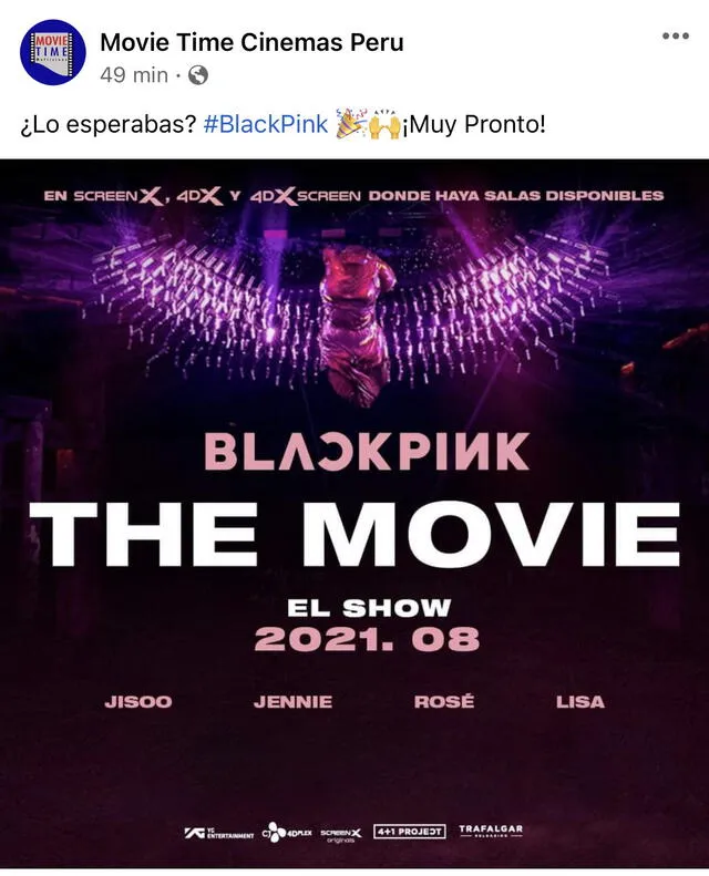 BLACKPINK The Movie, Perú, Movie Time