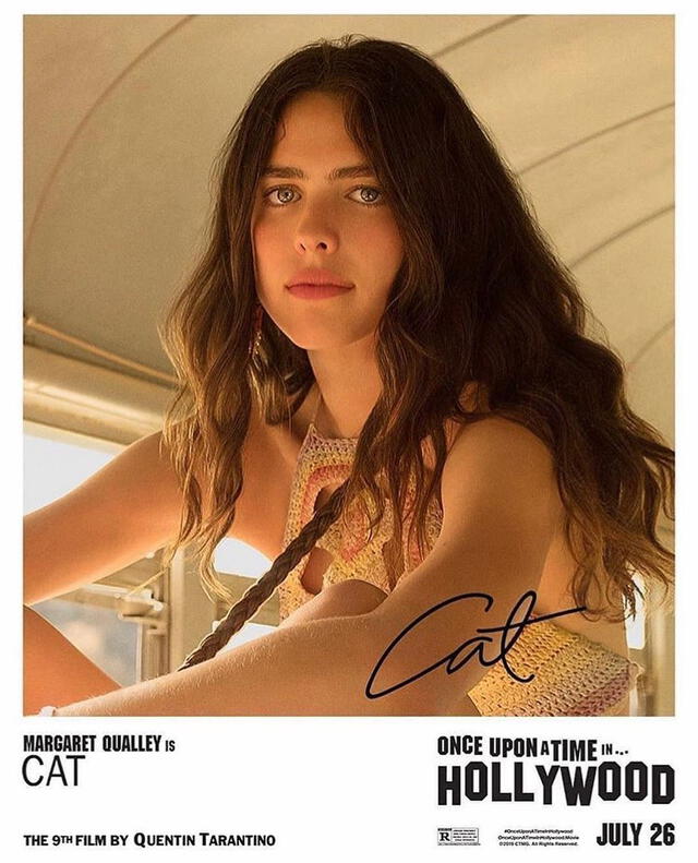 Pussycat en Once upon a time Hollywood. Foto: Instagram/@margaretqualley