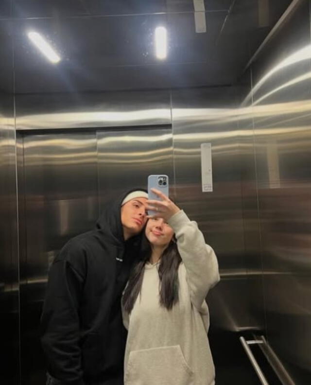 Gaela Barraza y su novio. Foto: Captura Instagram Gaela Barraza y su novio. Foto: Captura Instagram