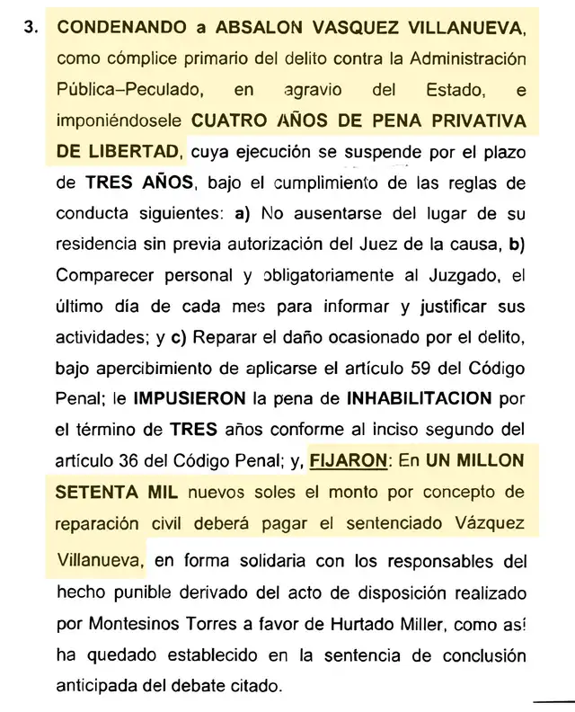 Absalón Vásquez | Rafael López Aliaga | Renovación Popular