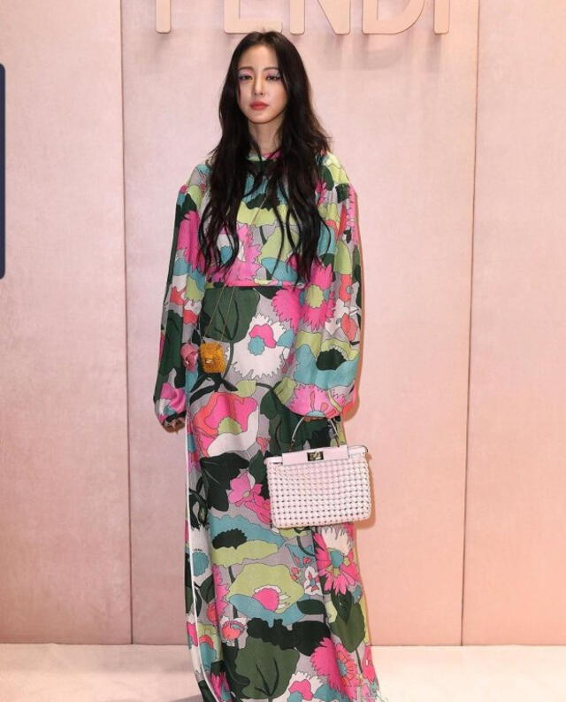 Han Ye Seul durante el desfile de Fendi en el Milan Fashion Week 2020.