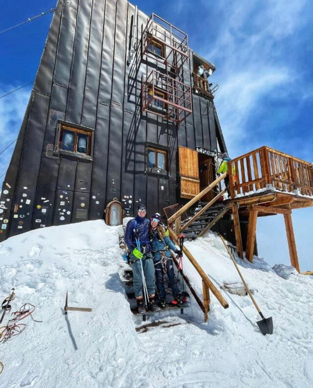 Jean Daniel Pession y Elisa Arlian practicaban juntos esquí y escalada. Foto: @elisa.arlian/Instagram