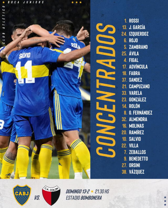Concentrados de Boca Juniors para el debut en la Liga Profesional 2022.