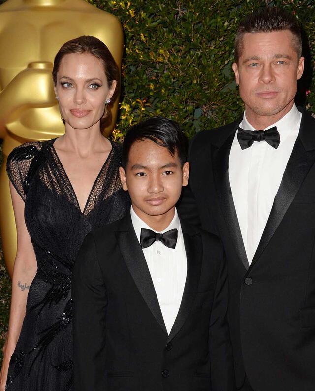 Angelina Jolie, Brad Pitt y Maddox