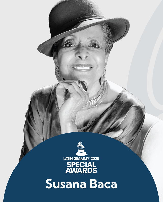 La cantautora peruana se destacó por su labor en la preservación del repertorio afroperuano y su interpretación del tema 'María Landó'. Foto: Latin Grammy   