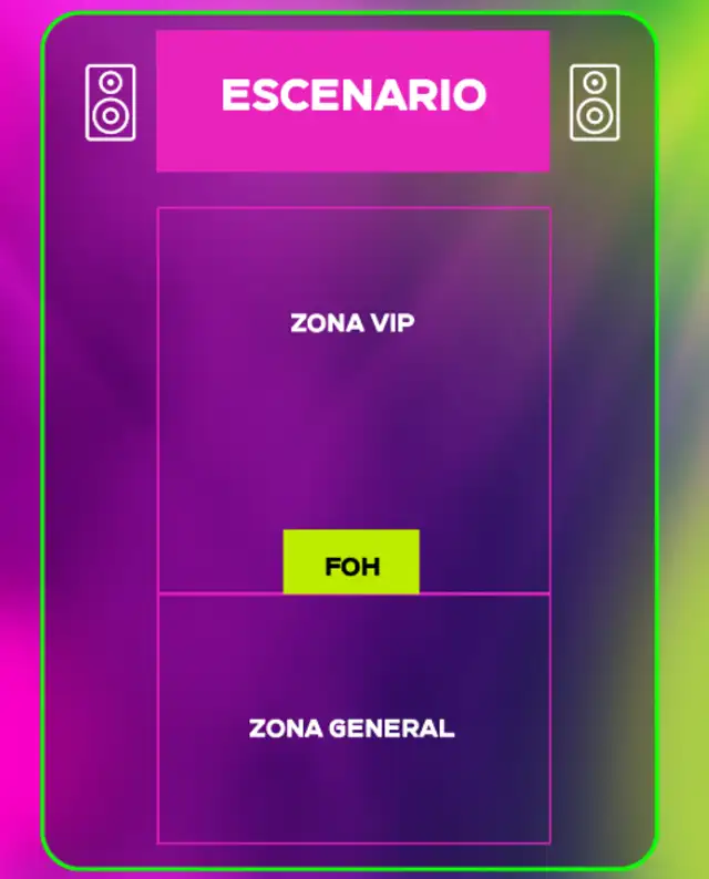  Zonas del concierto con Armonía 10, Hermanos Yaipén y 'El Lobo'. Foto: captura web   