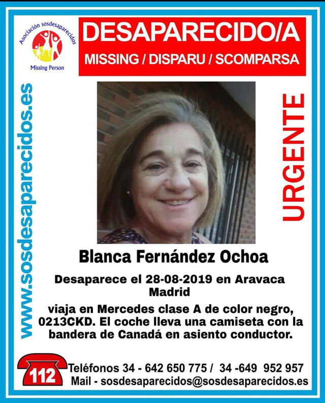 Blanca Fernández Ochoa, desaparecida en España