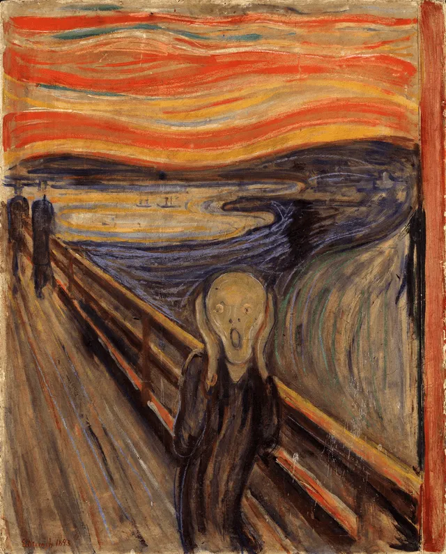  Pintura 'El Grito' de Edvard Munch, de 1893. Foto: dominio público 