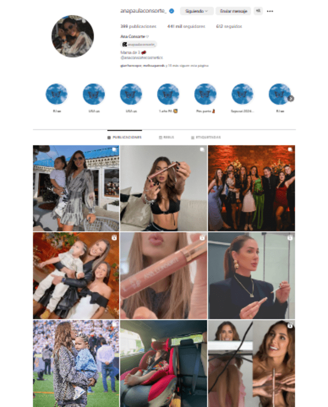  Ana Paula volvió a Instagram y eliminó sus fotos con Paolo Guerrero. Foto: Instagram    