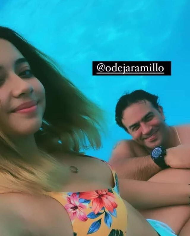 Farid Ode y su hija Gamille. Foto: Instagram.   