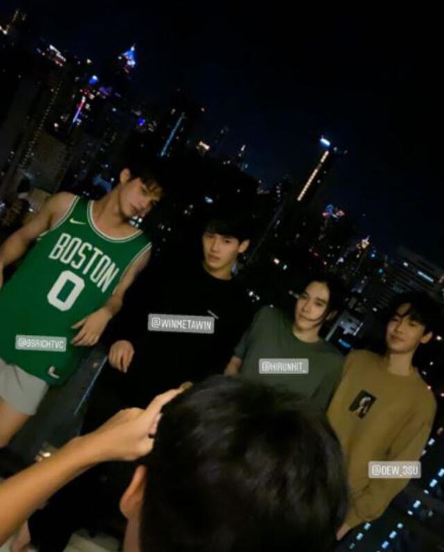 Publicación de Kikik Vachirawit sobre los actores de F4 Thailand en Instagram. Foto: Captura @kikkik_ch