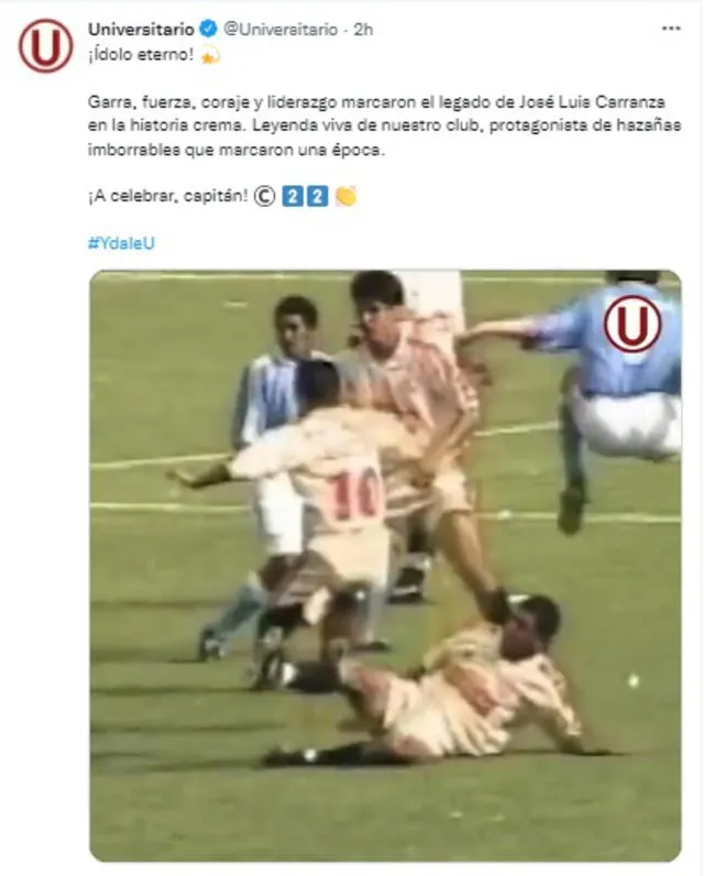 Universitario de Deportes dedicó un emotivo video al 'Puma' Carranza.