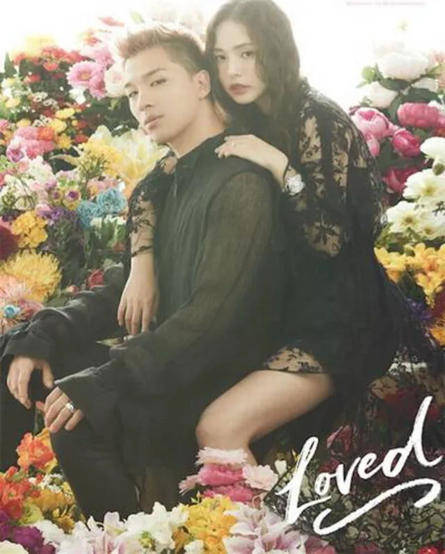 Taeyang y Min Hyo Rin. Foto: YG/difusión