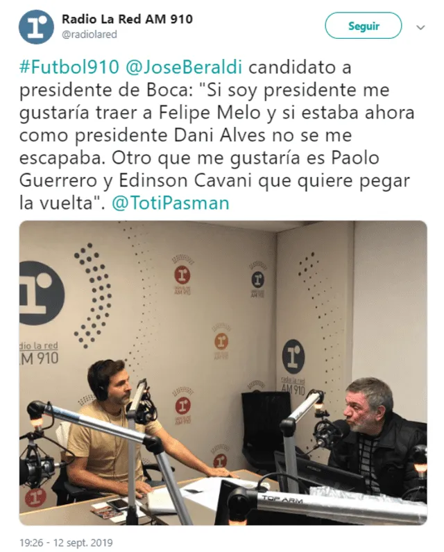 Boca Juniors: Paolo Guerrero y Edinson Cavani