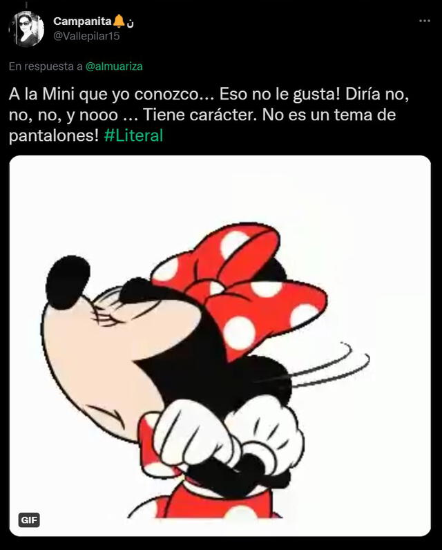 Usuario indignado en por el cambio de Minnie Mouse. Foto: Twitter