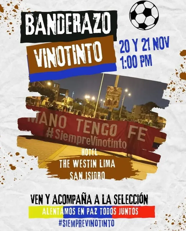 la vinotinto | venezuela vs perú | banderazo