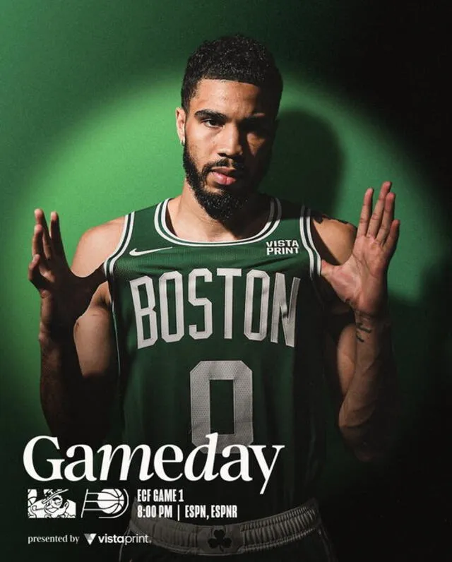 HOY juegan los celtas ante Pacers. Foto: Celtics/X   