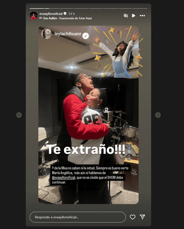  Eva Ayllón y Leyla Chihuán se conocieron en 2013 a través de Natalia Málaga. Foto: composición LR/Instagram/evaayllonoficial<br>   