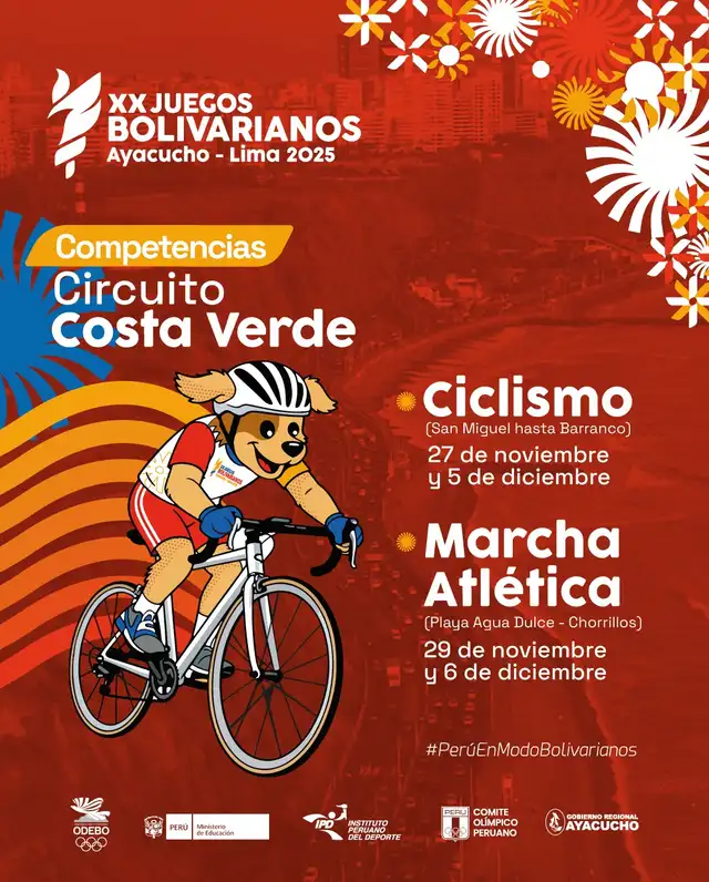 Actividades deportivas en Lima. Foto: Juegos Bolivarianos. Actividades deportivas en Lima. Foto: Juegos Bolivarianos.