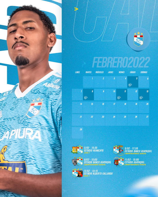 Fixture. Foto: Sporting Cristal.