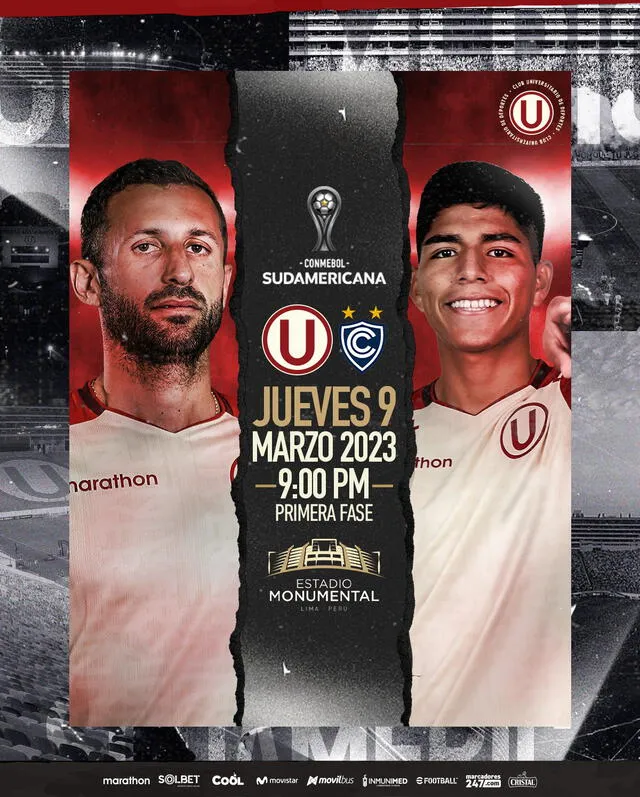 El ganador de este partido clasificará a la fase de grupos de la Copa Sudamericana 2023. Foto: Universitario