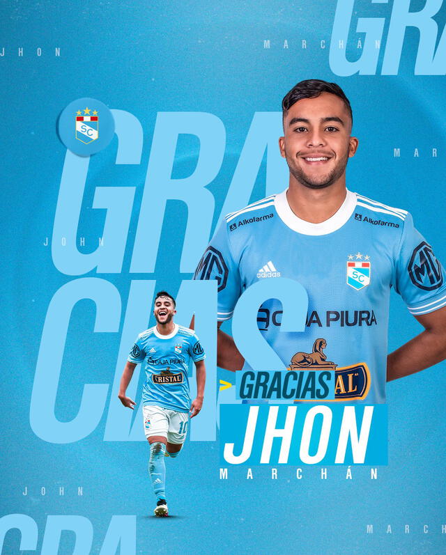 Jhon Marchán llegó al club rimense en 2020. Foto: Sporting Cristal